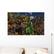 Alien Being Blending into Wall Decal