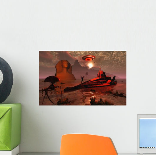 Inhabitants Fabled City Atlantis Wall Decal