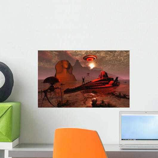 Inhabitants Fabled City Atlantis Wall Decal