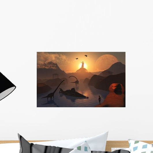 Fabled City Atlantis Set Wall Decal