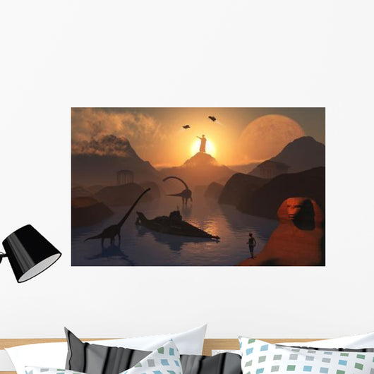 Fabled City Atlantis Set Wall Decal