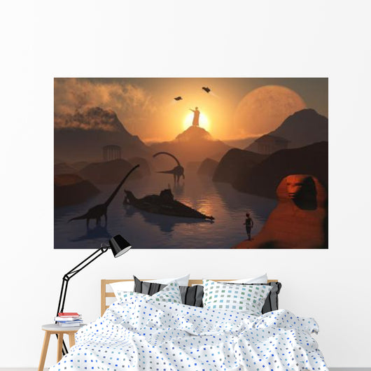 Fabled City Atlantis Set Wall Decal