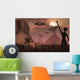 Pyramids Used as Communication Wall Decal