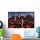 Alien Being Watches Human Wall Decal