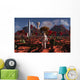 Alien Being Watches Human Wall Decal