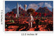 Alien Being Watches Human Wall Decal