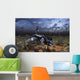 Astronaut Surveys Desert like Wall Decal