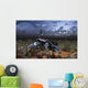 Astronaut Surveys Desert like Wall Decal