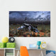 Astronaut Surveys Desert like Wall Decal