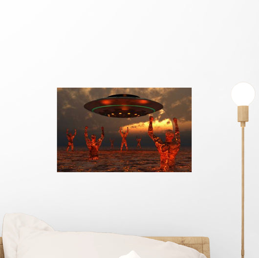 Men Born Molton Lava Wall Decal