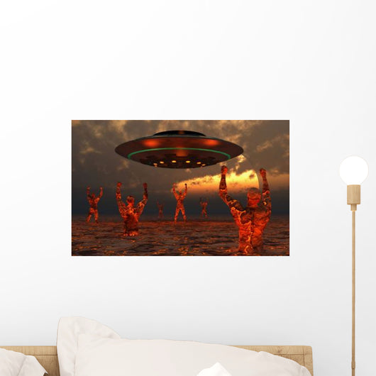 Men Born Molton Lava Wall Decal