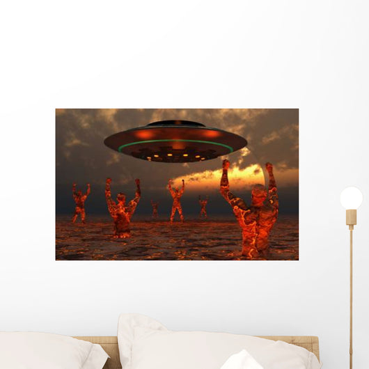 Men Born Molton Lava Wall Decal