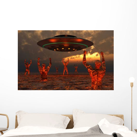 Men Born Molton Lava Wall Decal