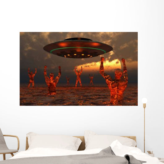 Men Born Molton Lava Wall Decal