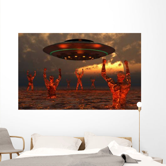 Men Born Molton Lava Wall Decal