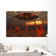 Men Born Molton Lava Wall Decal