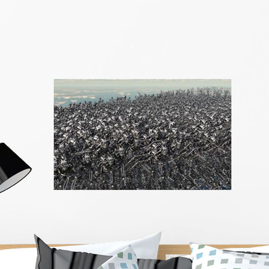 Hundreds Robots Running Wild Wall Decal