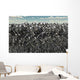 Large Gathering Robots about Wall Decal