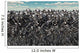 Large Gathering Robots about Wall Decal