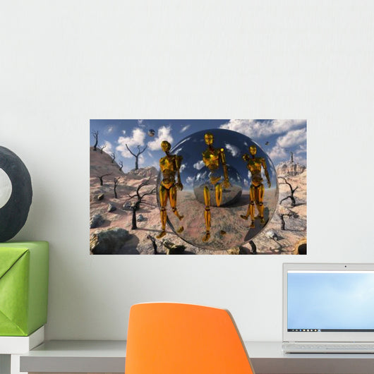 Advanced Civilization Uses Time Wall Decal Design 2