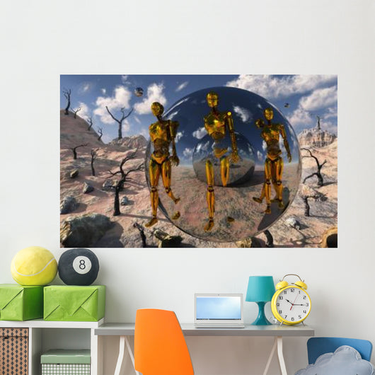 Advanced Civilization Uses Time Wall Decal Design 2