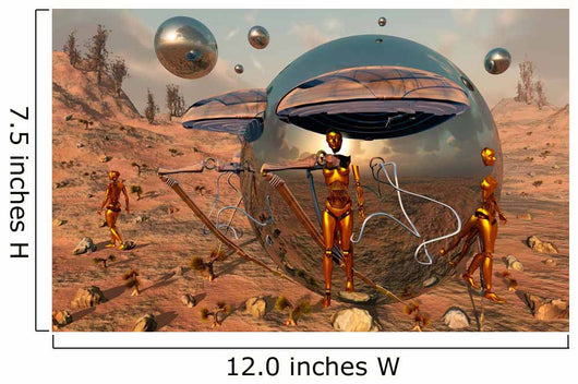 Advanced Civilization Uses Time Wall Decal Design 1