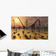 Herd Omeisaurus Dinosaurs Grazing Wall Decal