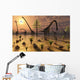 Herd Omeisaurus Dinosaurs Grazing Wall Decal