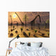 Herd Omeisaurus Dinosaurs Grazing Wall Decal