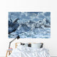 Lone Sabre Toothed Tiger Wall Decal