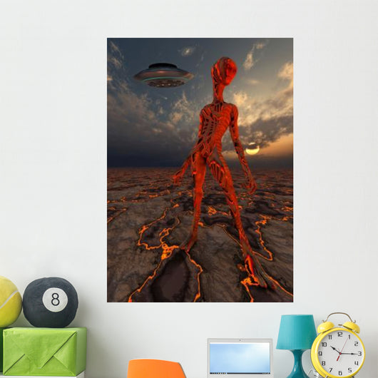 Alien World Where Its Wall Decal