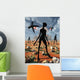 Mysterious Black Shape Beings Wall Decal