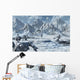 Robotic Survey Team Exploring Wall Decal