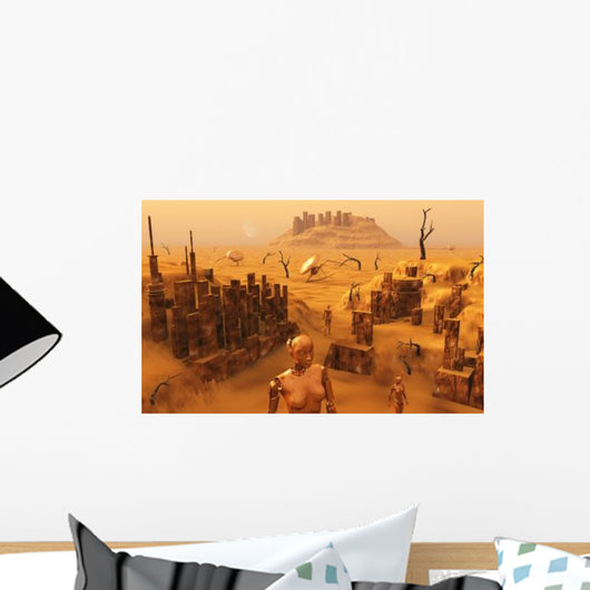 Team Robots Gather Last Wall Decal Design 2