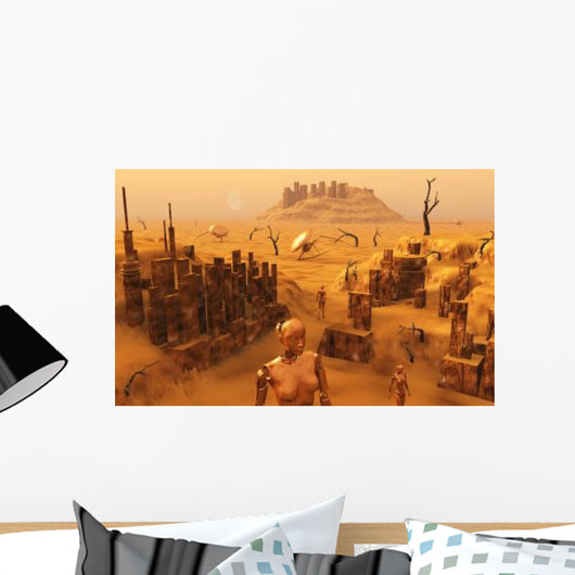 Team Robots Gather Last Wall Decal Design 2