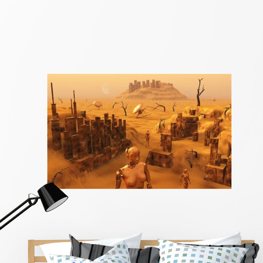 Team Robots Gather Last Wall Decal Design 2