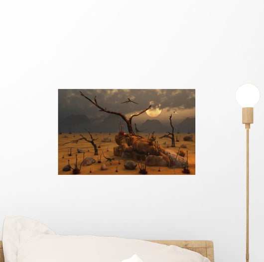 Unknown Astronaut Lies Dead Wall Decal