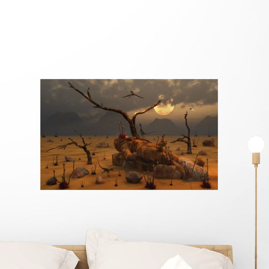 Unknown Astronaut Lies Dead Wall Decal