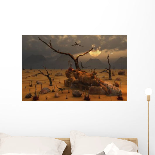 Unknown Astronaut Lies Dead Wall Decal