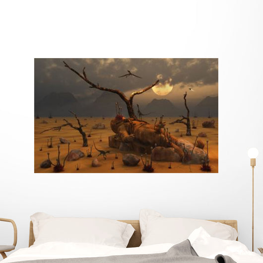 Unknown Astronaut Lies Dead Wall Decal