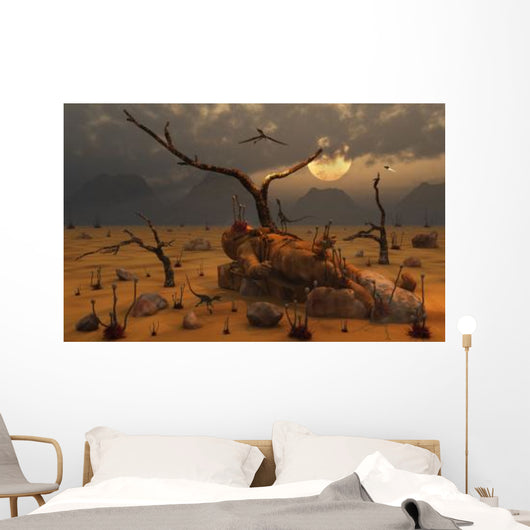 Unknown Astronaut Lies Dead Wall Decal