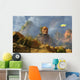 Reptoid Aliens Discover Statue Wall Decal