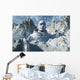 Lone Astronaut Stares Statue Wall Decal