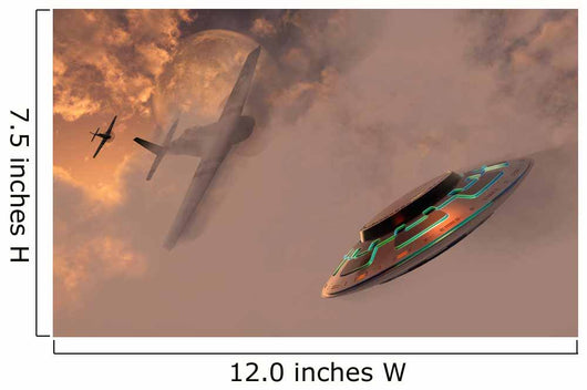 P-51 Mustang Gives Chases Wall Decal