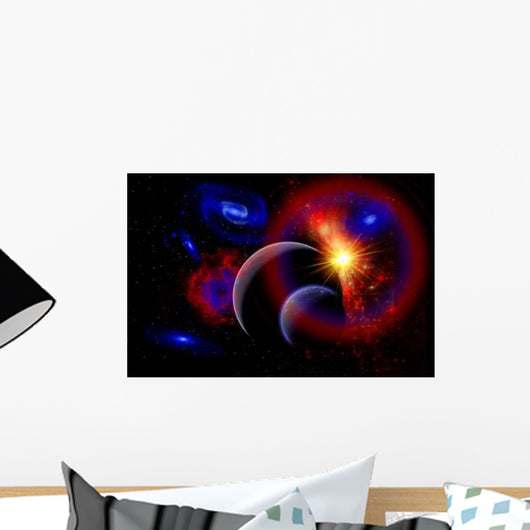 Dramatic Sunrise over Pair Wall Decal