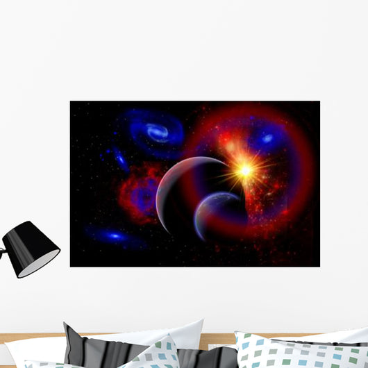 Dramatic Sunrise over Pair Wall Decal