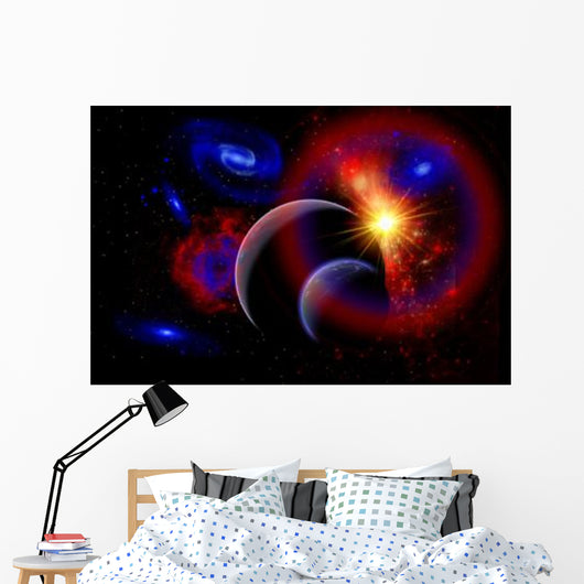 Dramatic Sunrise over Pair Wall Decal