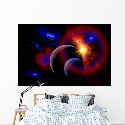 Dramatic Sunrise over Pair Wall Decal