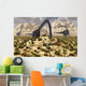 Dinosaur Discovers Buried Ufo Wall Decal