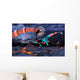 Sci-fi Scene Group Robotic Wall Decal
